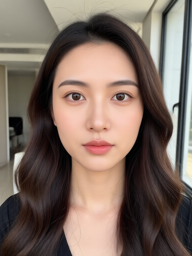 友人と有名人の面白い顔替え