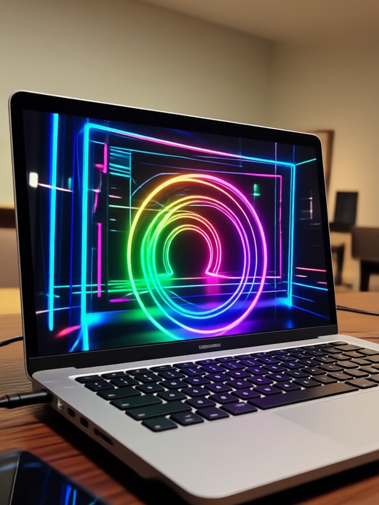 Abstract art motion AI video