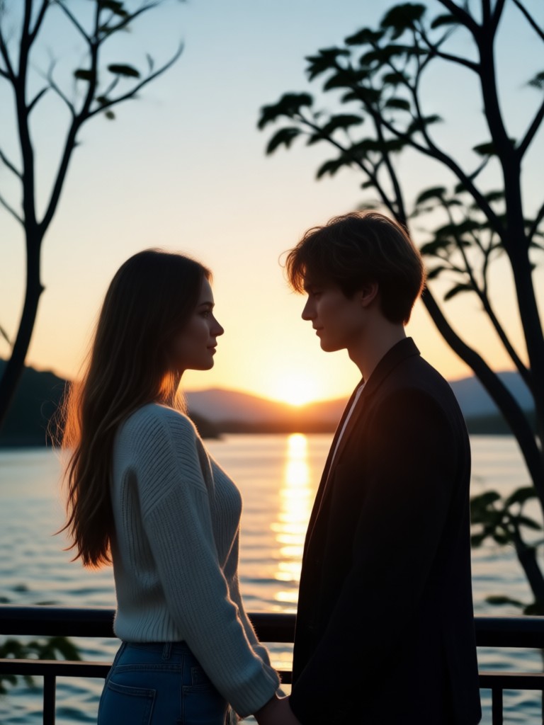 Simple anniversary love story template
