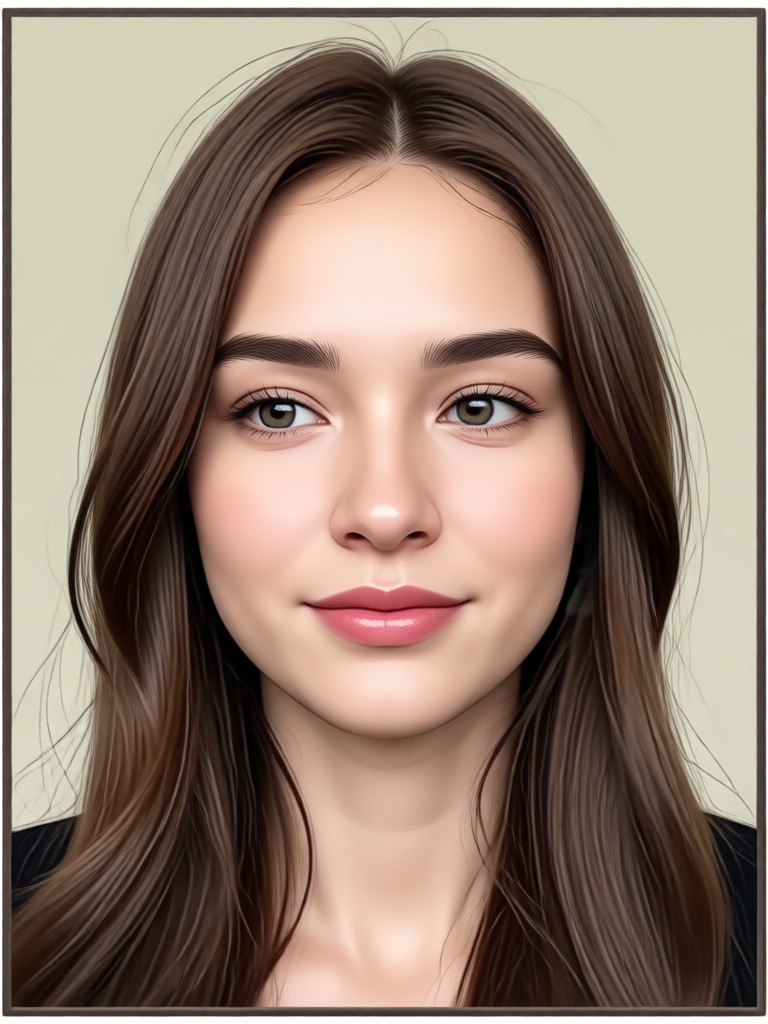 Elderly portrait brought to life with a gentle smile