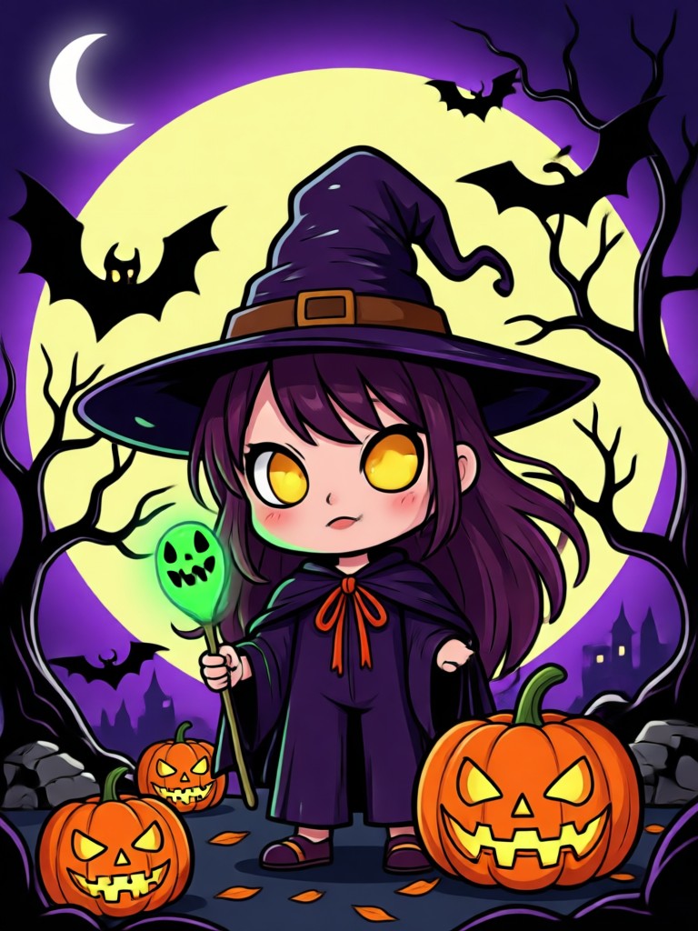 Halloween avatar generator app preview