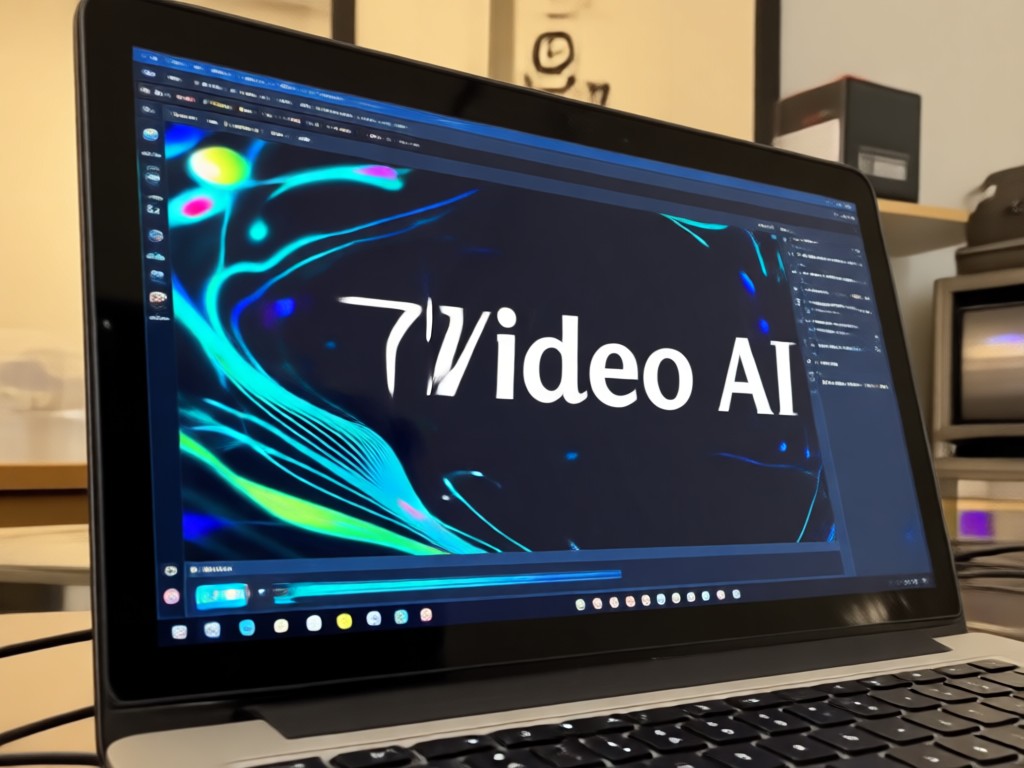 Person easily creating a video on their phone with text input