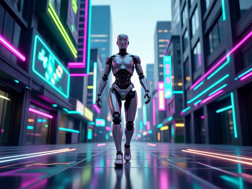 Realistic AI walking animation feature