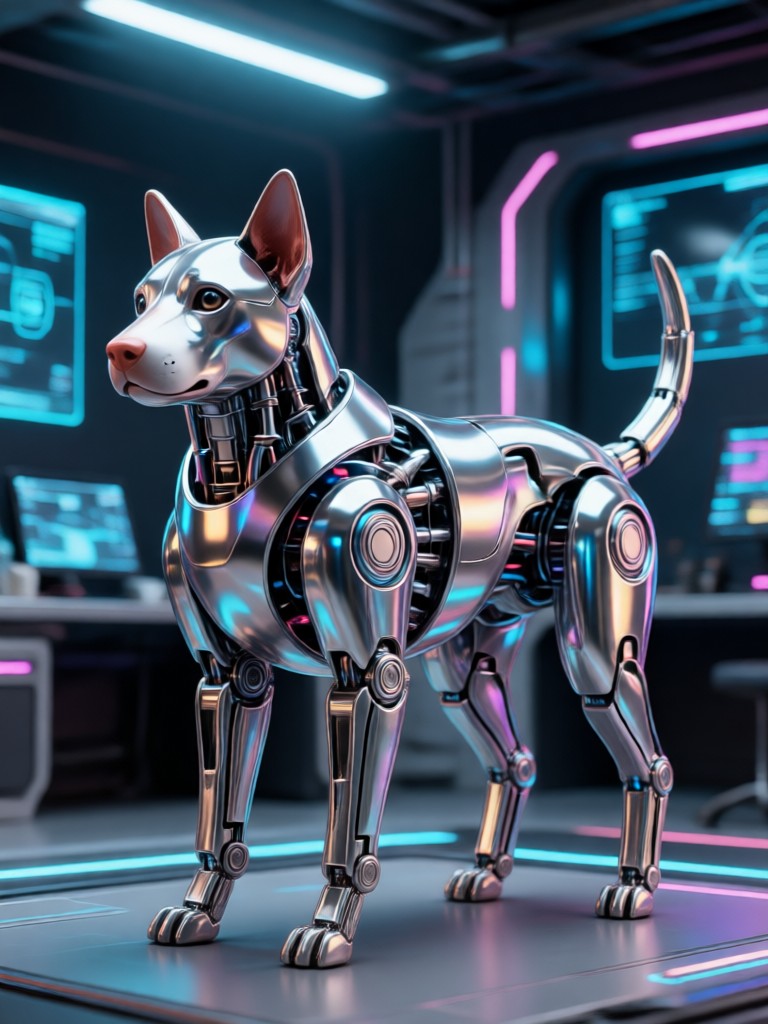Husky transformed into an adventurous, free-spirited person