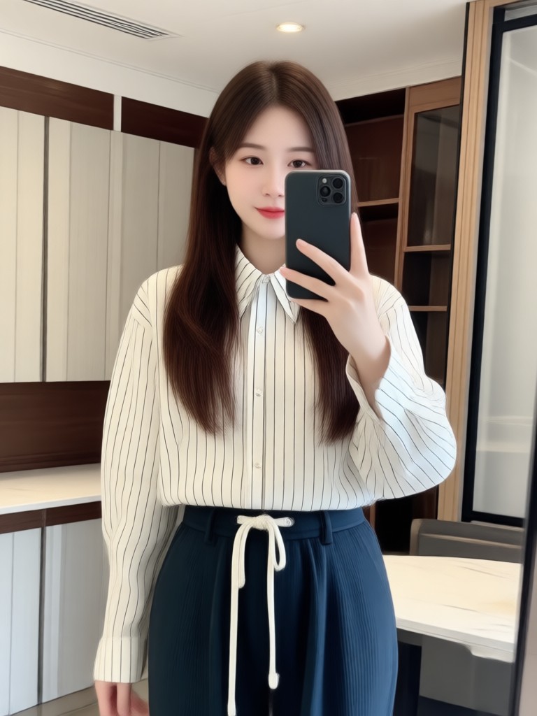 Virtual outfit try on cozy loungewear set