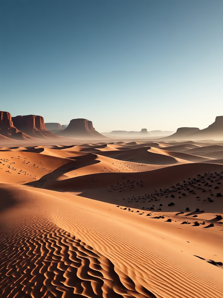 Mesa rocosa del desierto bajo nubes tormentosas