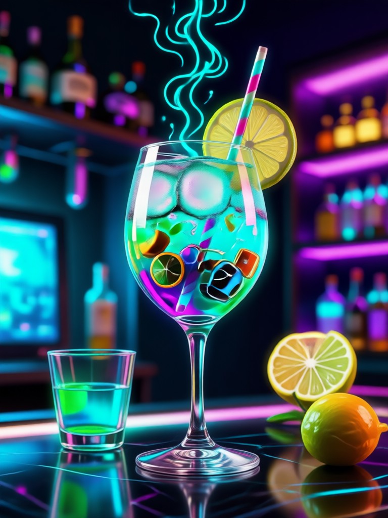 Beispiel für Cocktailnamen: Herbal Garden Gin Sour