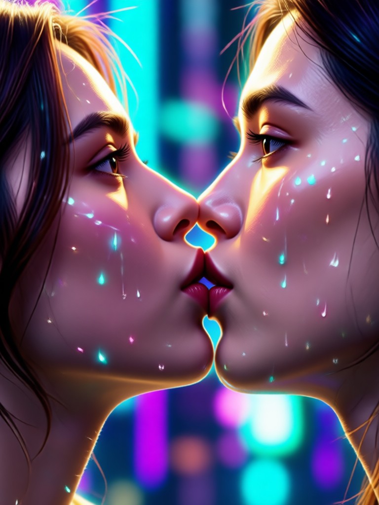 AI generated couple reunion moment