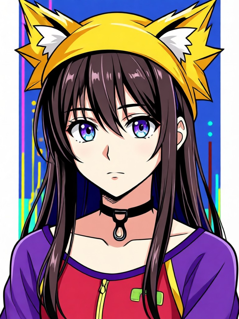 Transformasi gaya anime Cyberpunk