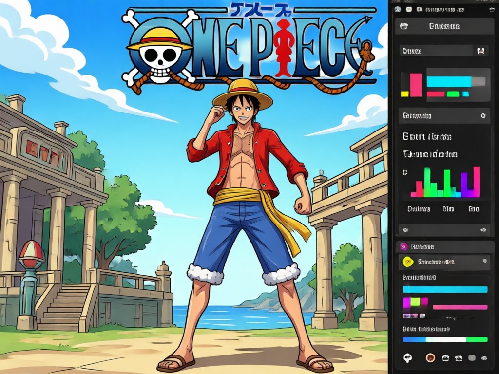 海賊団を形成するワンピース風キャラクターのグループ