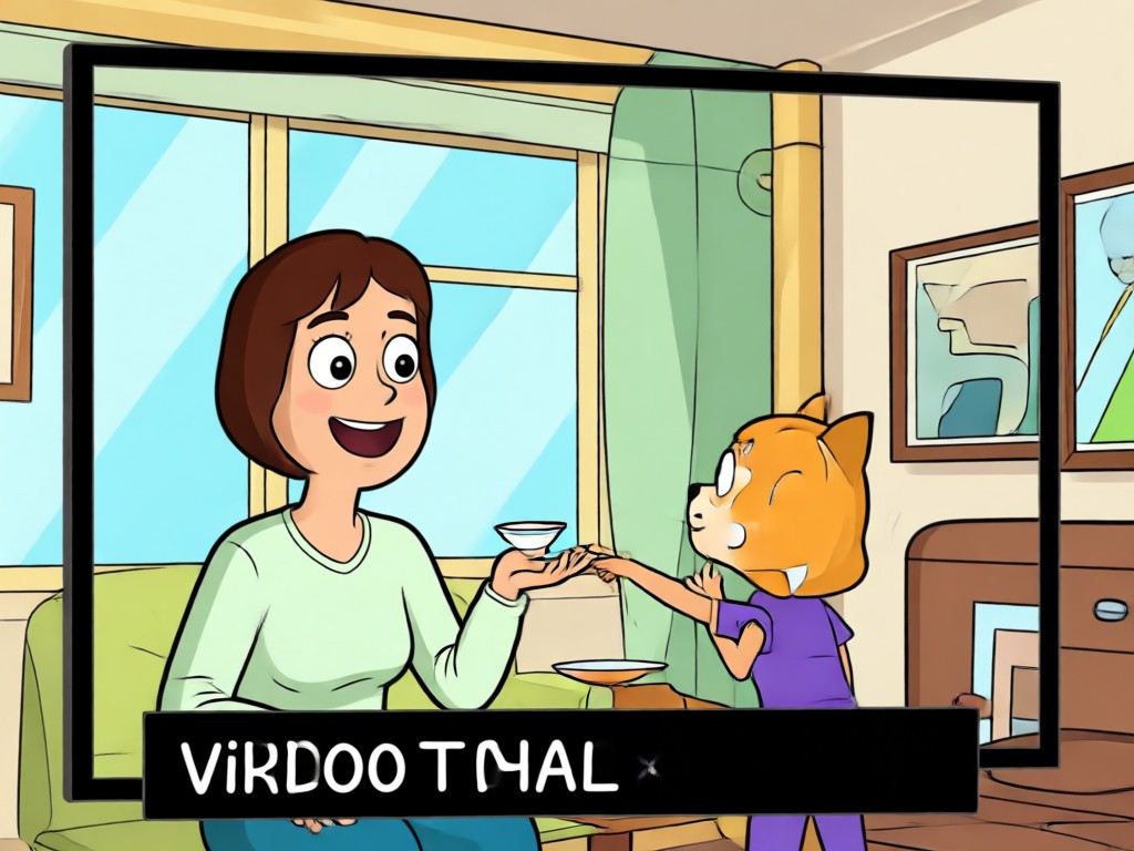 AI video to cartoon transformation with one click