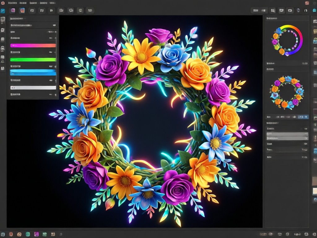 flower crown AI for wedding visualization