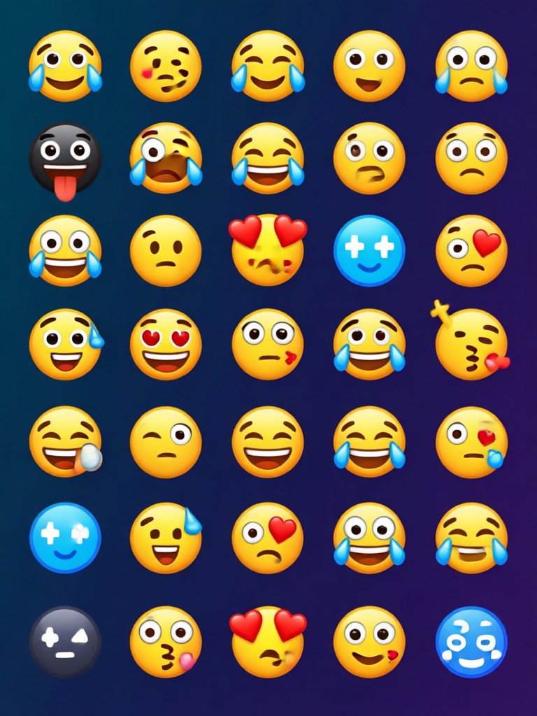 Happy 3D clay style emoji