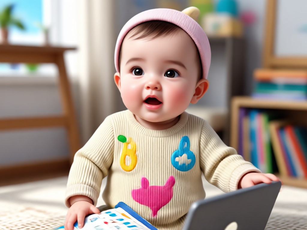 Progresión de bebé IA desde recién nacido hasta niño pequeño