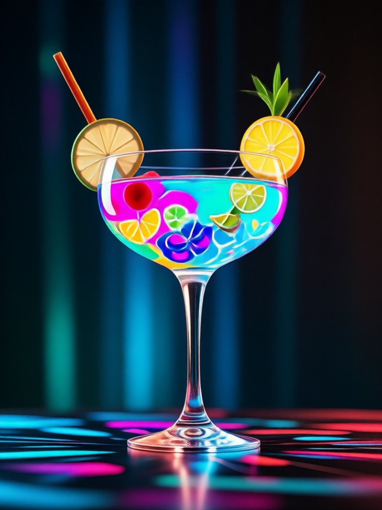 Smartphone showing the AI Cocktail Name Generator interface