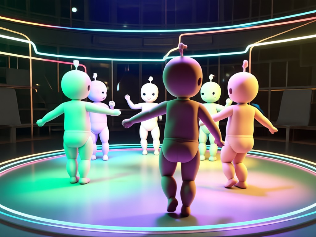 AI applying dance to baby photo