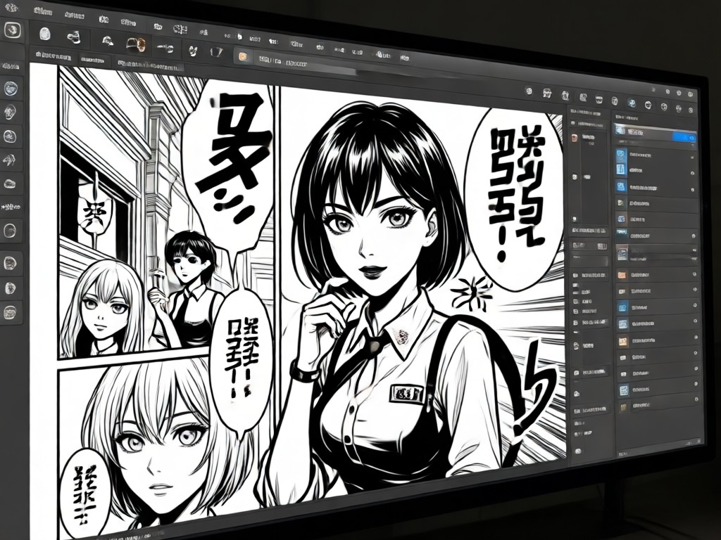 AIジェネレーターでマンガを作成する人
