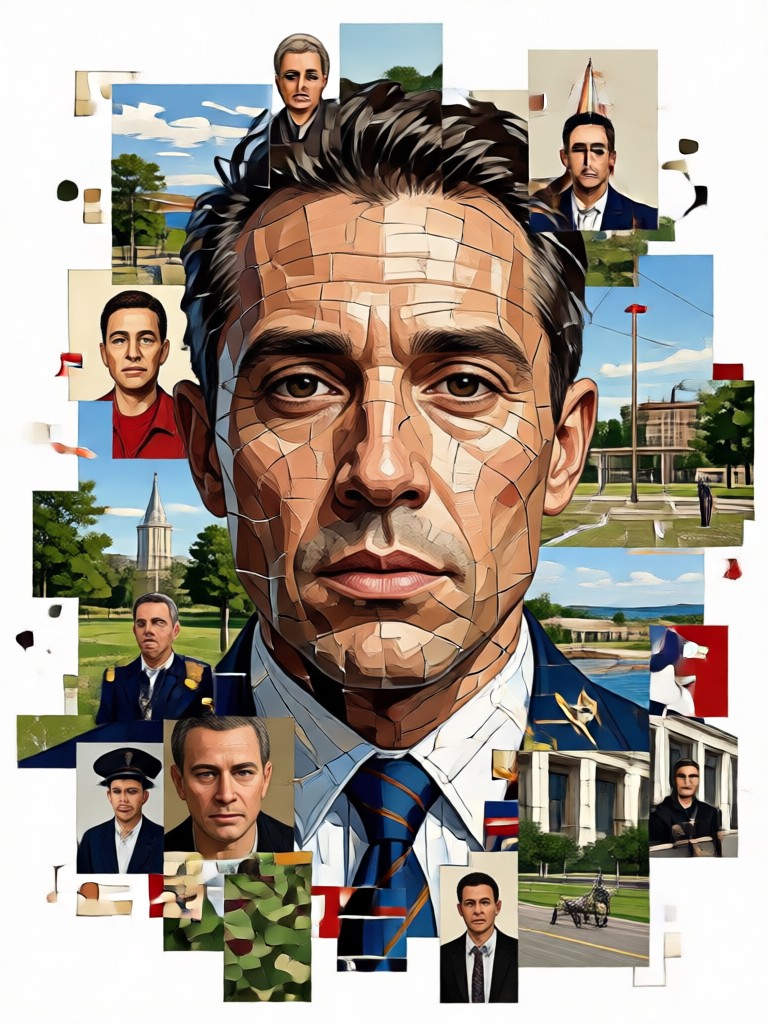 family memorial portrait compilation