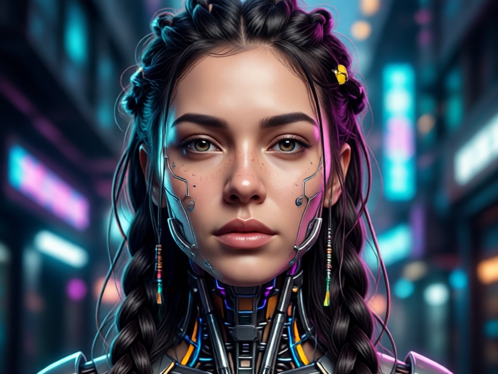 Text to AI celebrity generation example