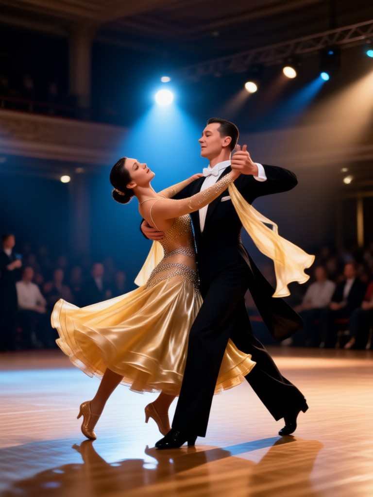 Passionate Tango Couple Dance
