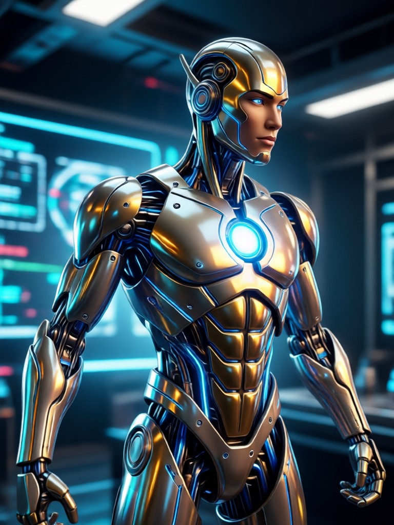 AI action hero transformation example