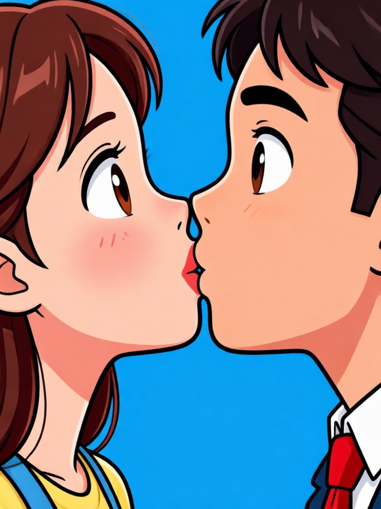 PixPop App Cartoon Kiss Video Generator