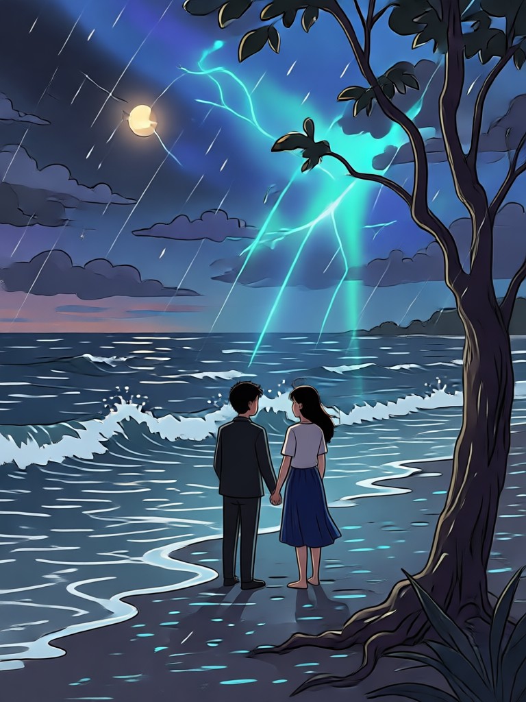 zikzik AI app interface showcasing monsoon video creation