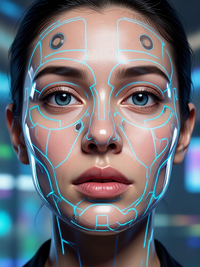 Before and after of AI facial expression photo editor