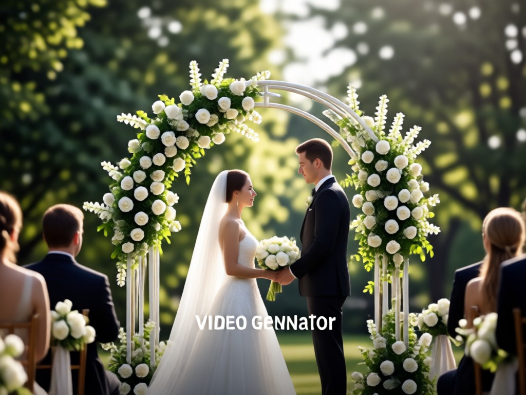 AI assembling wedding moments into a story