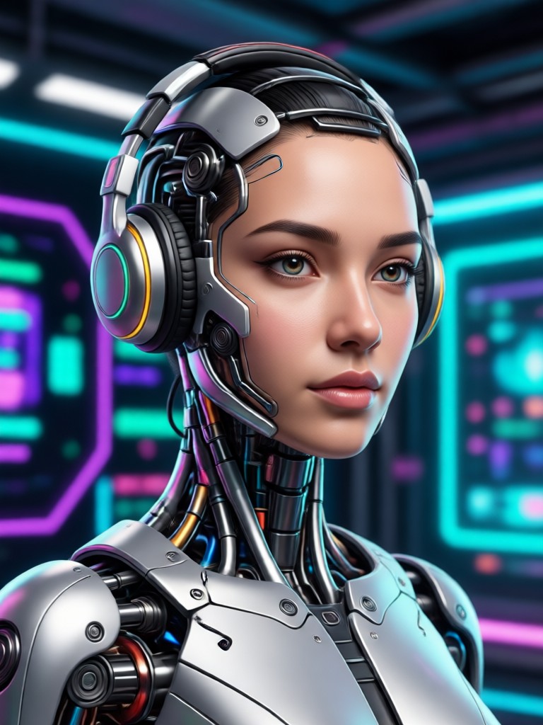 Before and after AI portrait skin smoothing