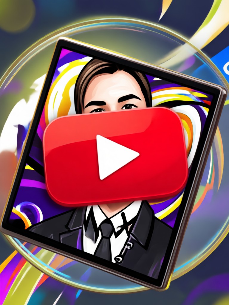 Avatar artístico de YouTube para canal de música