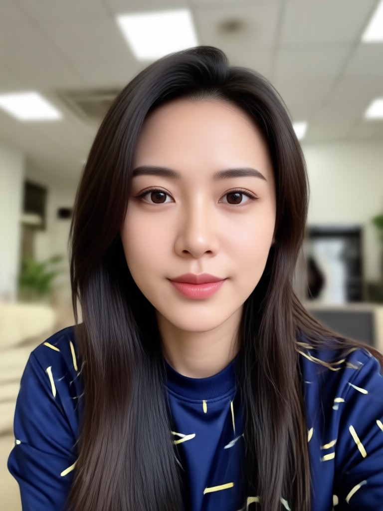 애니메이션 캐릭터와 함께한 AI 생성 사진