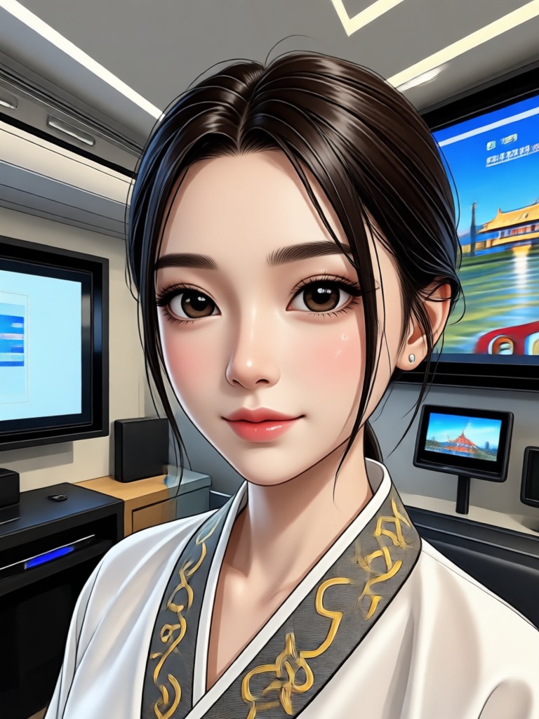 Avatar streamer game AI yang bereaksi