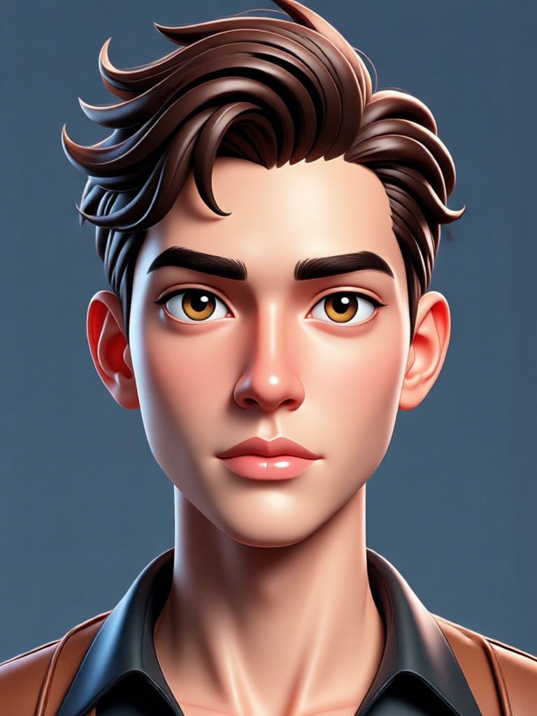 AI 3D comic portrait generator app preview