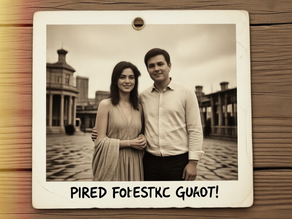 Share your Vintage Polaroid Couple Photo Generator
