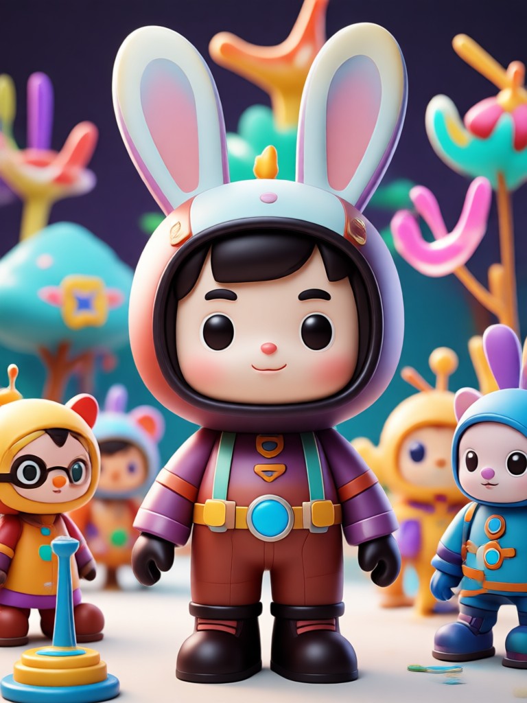 concepto de personaje buddy robótico 3d