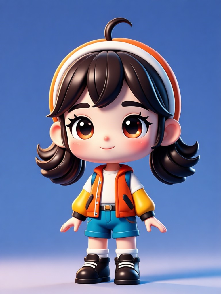 3d chibi ai generator app screenshot on phone