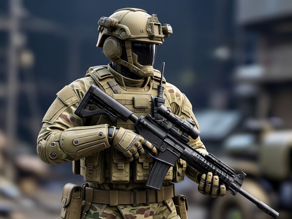 AI soldier uniform customization options