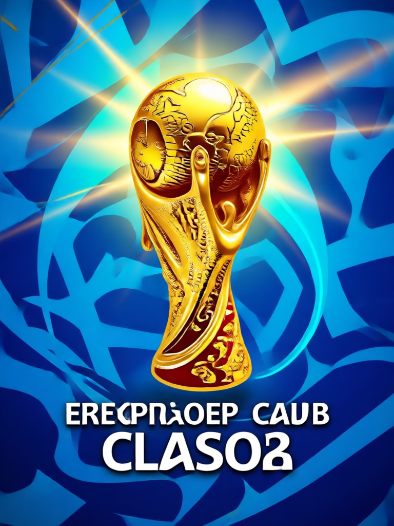 AI fan poster with Argentina colors and lion graphic