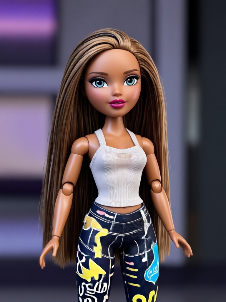 Bold makeup Bratz filter result