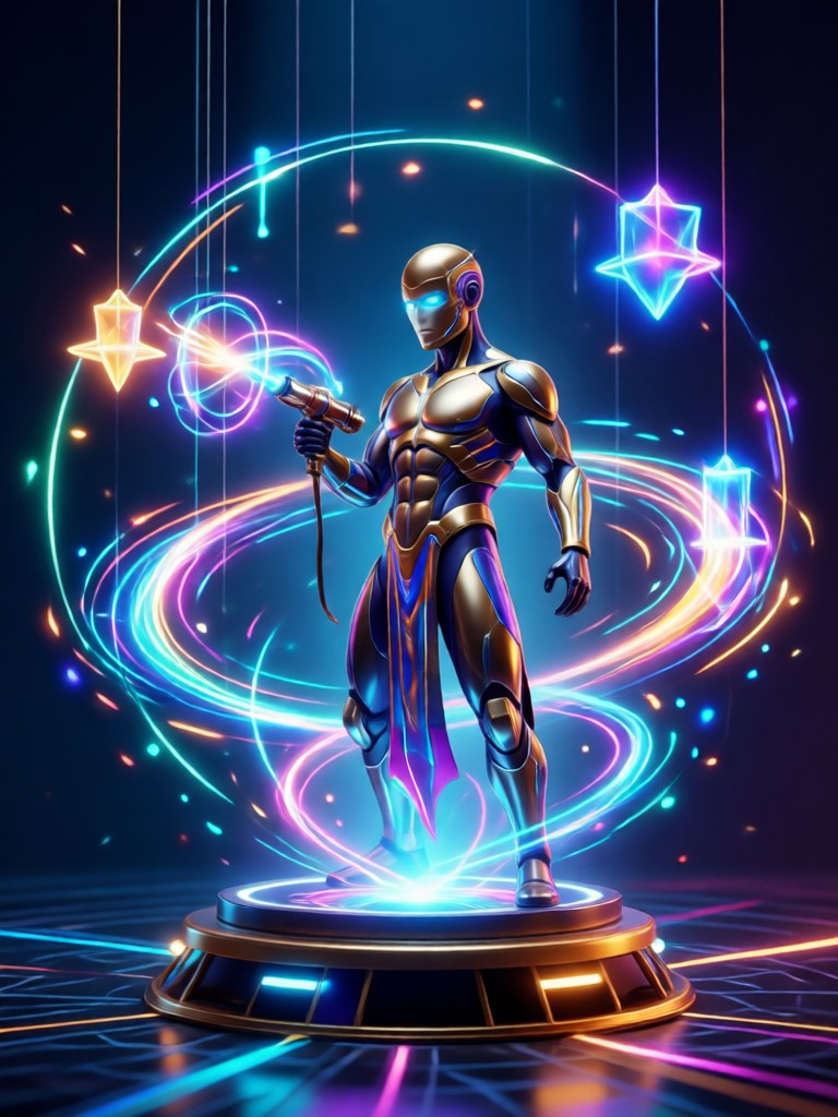 AI generated arcane ritual scene
