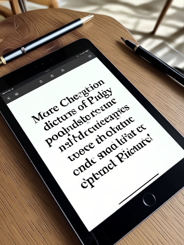 mobile app interface for adding text to pictures