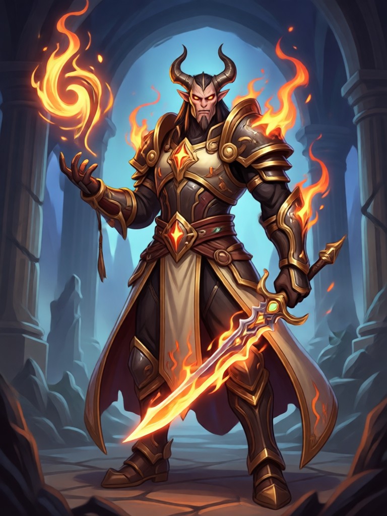 AI generated dragonborn sorcerer DND character