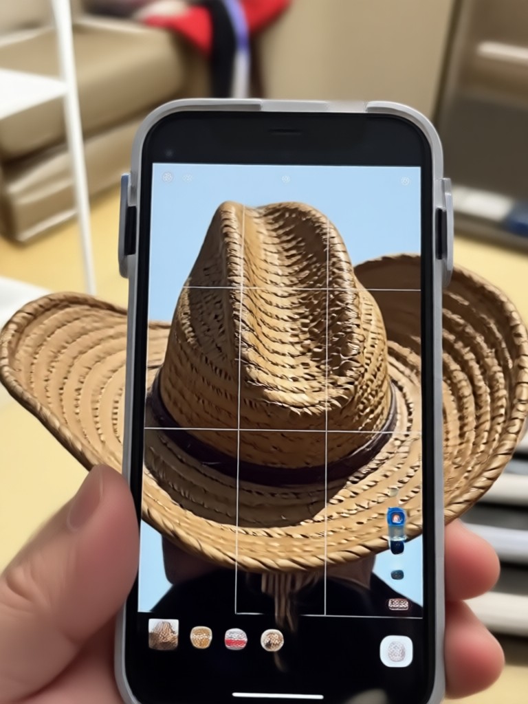 Gambler hat style virtual fitting preview