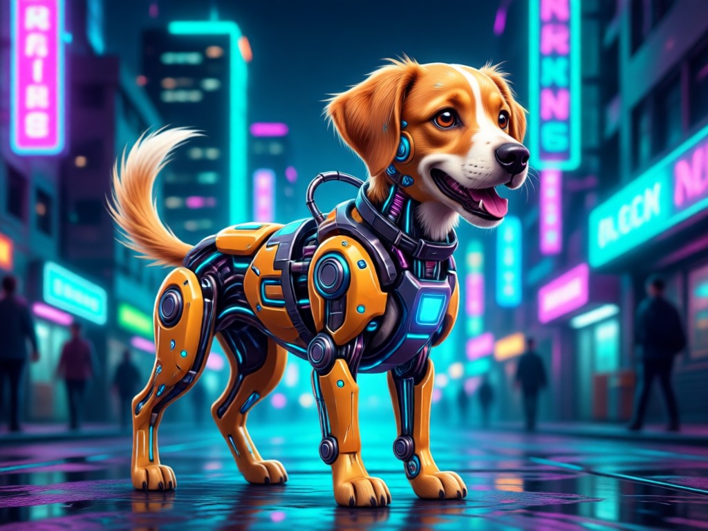AI puppy trend social media posts