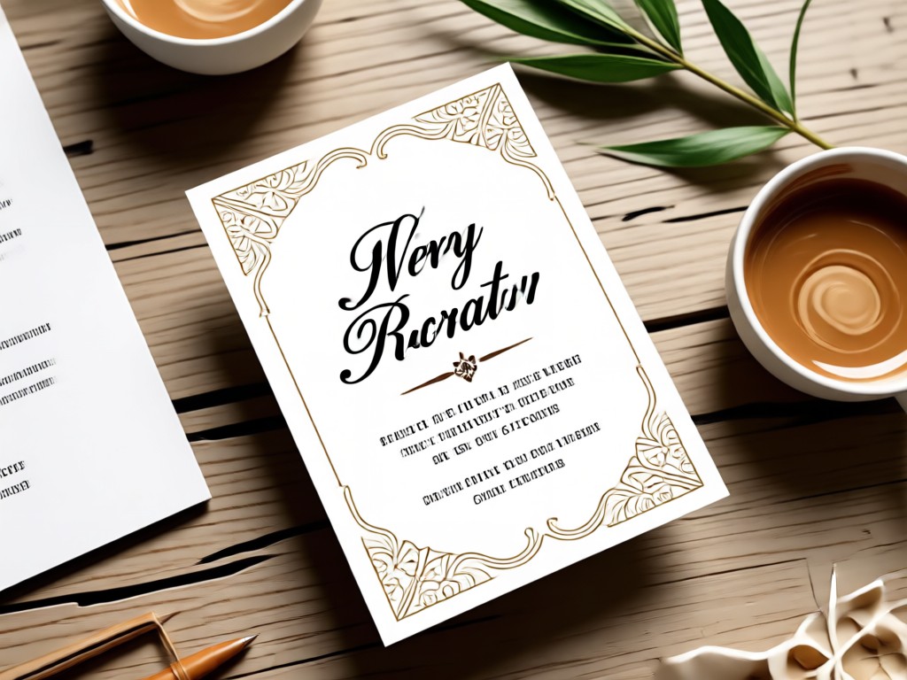 Gallery of various invitation card design styles