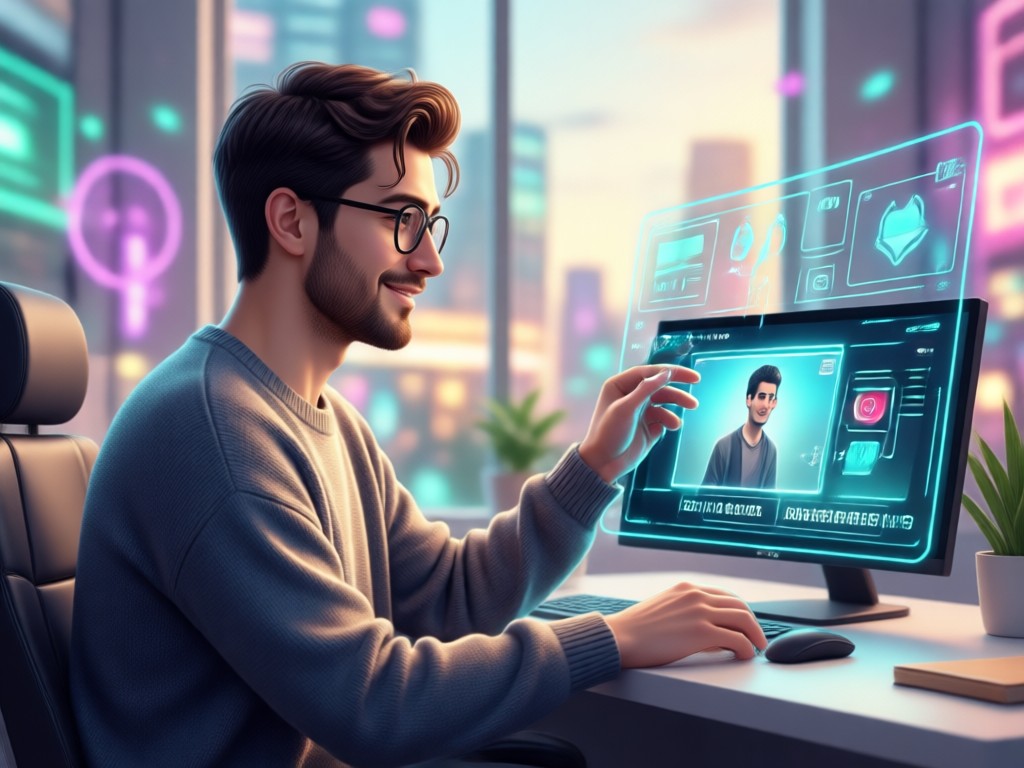 До и после: от текстового промта до изображения AI-бойфренда