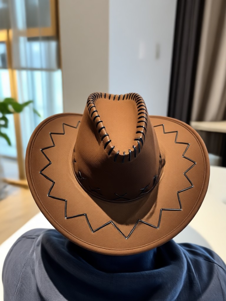 Classic Black Felt Cowboy Hat