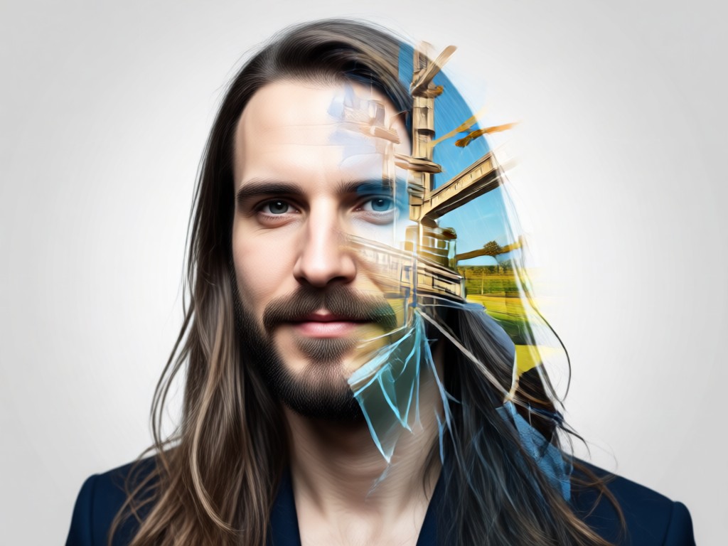 AI versus manual double exposure creation comparison