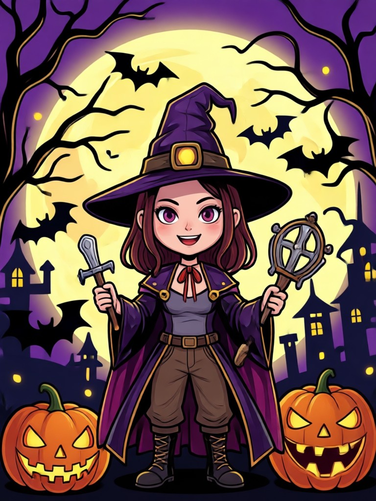 Haunted doll halloween avatar creation